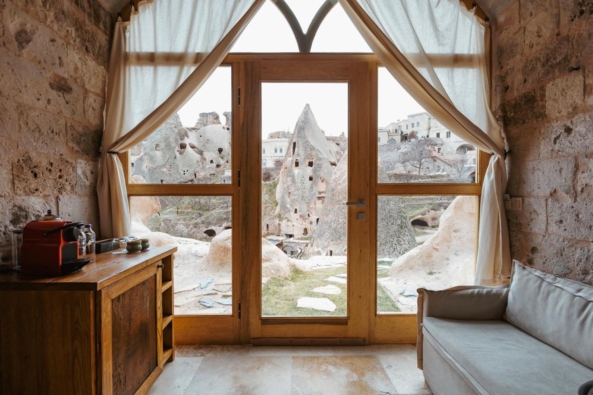 Millstone Cave Suites Hotel Üçhisar Ngoại thất bức ảnh