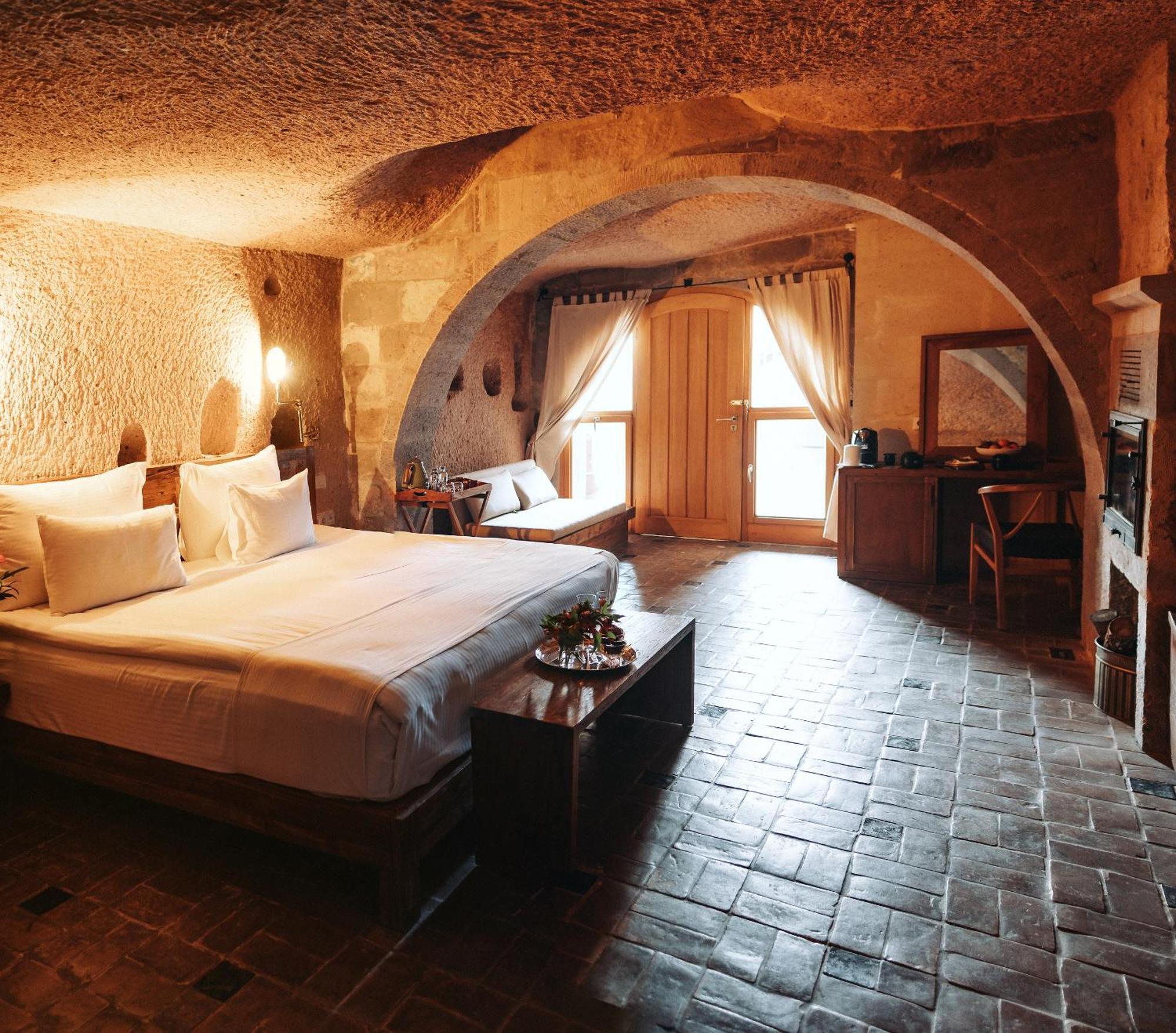 Millstone Cave Suites Hotel Üçhisar Ngoại thất bức ảnh
