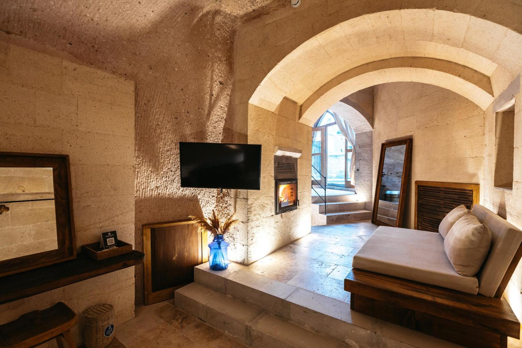 Millstone Cave Suites Hotel Üçhisar Ngoại thất bức ảnh